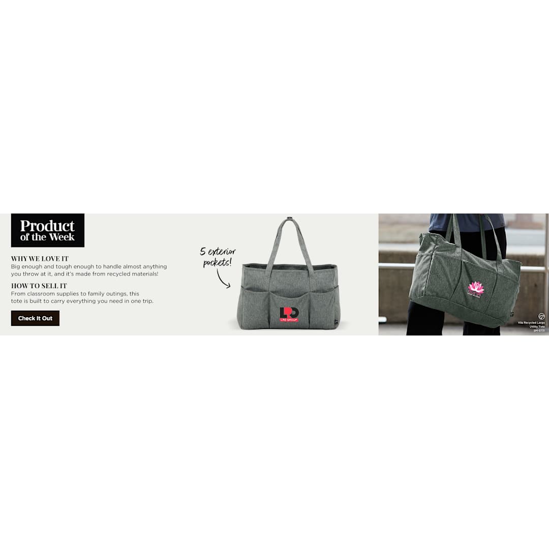Vila Recycled Large Utility Tote